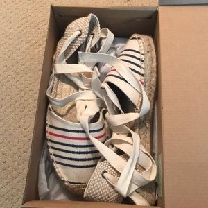Striped espadrilles